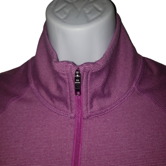 REI Outdoor Hiking Walking Preppy Co-op Quarter-Zip Span Shirt  - Women's - Picture 4 of 7